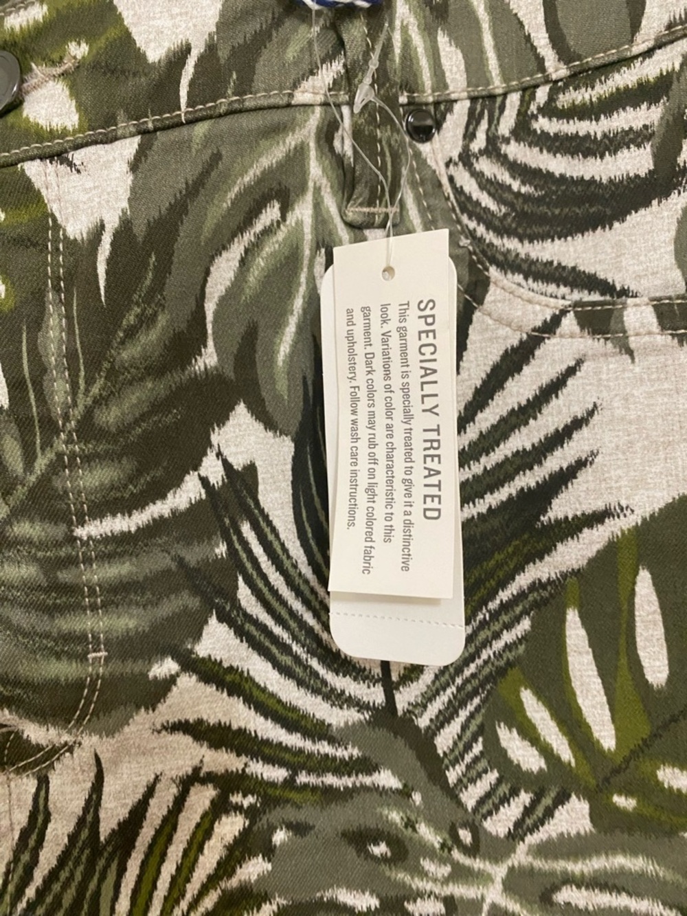 Tommy Bahama Olive Safari Bliss HR Ankle In Tea Leaf - Picture 6 of 7